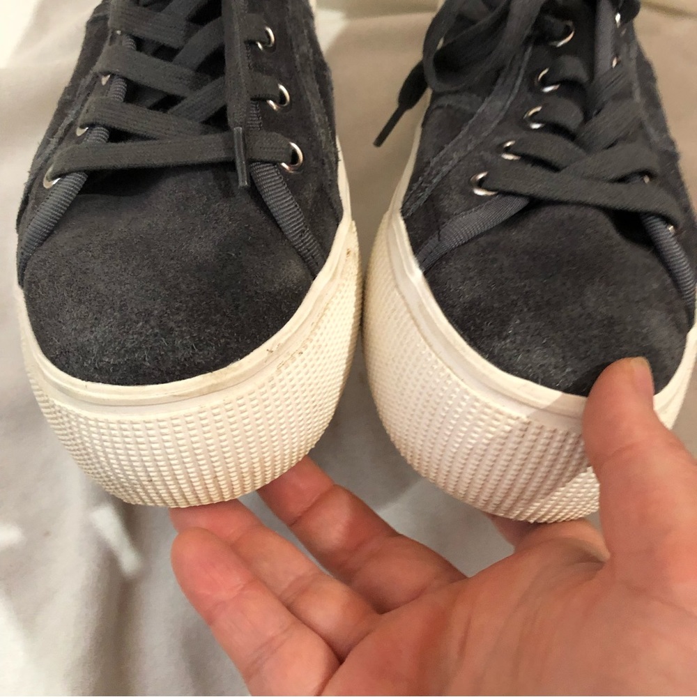 Steve Madden Gray Suede Sneakers - Picture 4 of 15